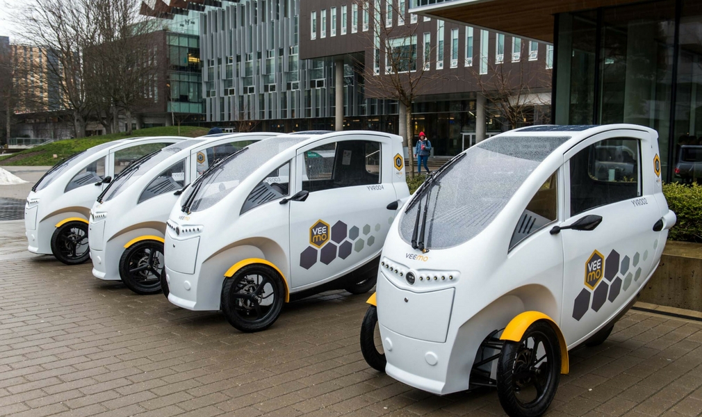 4 Veemo velomobiles
